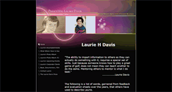 Desktop Screenshot of lauriehdavis.com